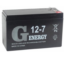 Аккумуляторная батарея 12В  7Ач G-energy