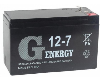 Аккумуляторная батарея 12В  7Ач G-energy