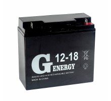 Аккумуляторная батарея 12В 18Ач G-energy 12-18
