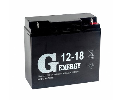 Аккумуляторная батарея 12В 18Ач G-energy 12-18