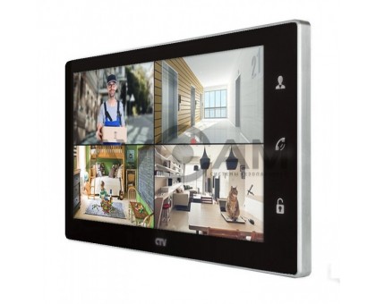 Монитор видеодомофона CTV-M4102 AHD (черный)