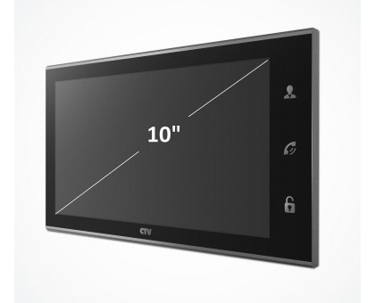 Монитор видеодомофона CTV-M4106AHD (чёрный)