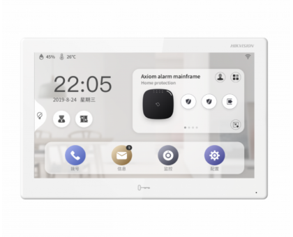 Монитор видеодомофона Hikvision DS-KH9510-WTE1(B)
