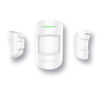 Беспроводной датчик движения с микроволновым сенсором "Ajax" MotionProtect Plus (белый)