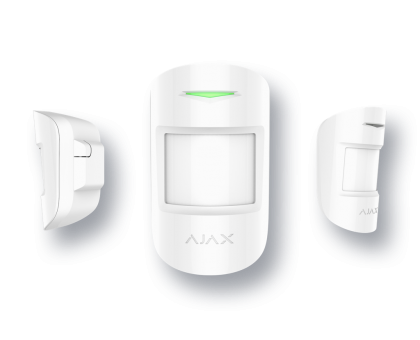 Беспроводной датчик движения с микроволновым сенсором "Ajax" MotionProtect Plus (белый)