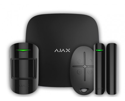 Комплект охранной сигнализации "Ajax" StarterKit Cam (HubKit 2) черный