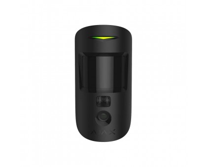 Беспроводной датчик движения с фотоподтверждением тревог Ajax MotionCam (черный)