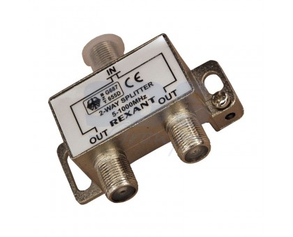 Делитель (сплиттер) ТВ сигнала 1 вход / 2 выхода