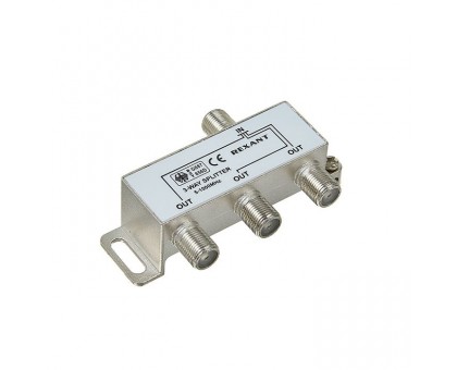 Делитель (сплиттер) ТВ сигнала 1 вход / 3 выхода