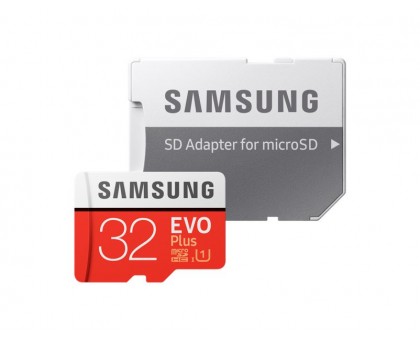 Карта памяти Samsung EVO Plus 2020 microSDXC 32GB (с адаптером)
