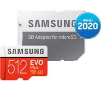 Карта памяти Samsung EVO Plus 2020 microSDXC 512GB (с адаптером)