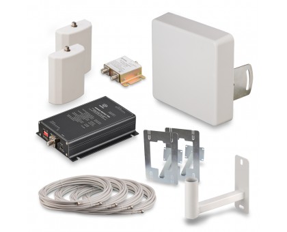 Комплект усиления GSM900 и EGSM сигнала сотовой связи KRD-900-2