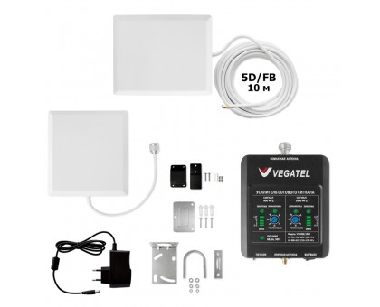 Комплекты для усиления сигнала сотовой связи VEGATEL VT-900E/1800-kit (LED)