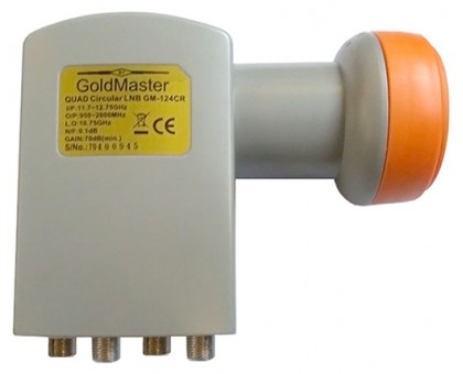 GoldMaster GM-124CR, quad круговой Ku конвертер