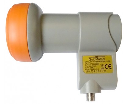 GoldMaster GM-111CR, single круговой Ku конвертер