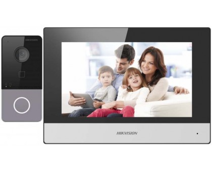Комплект видеодомофона Hikvision DS-KIS603-P(C)