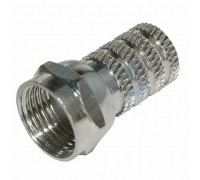 Разъем F для RG-6 накрутной, диаметр 5.8-7мм на выбор