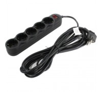 Сетевой фильтр 5 гнезд Sven SF-05L 1,8м черный